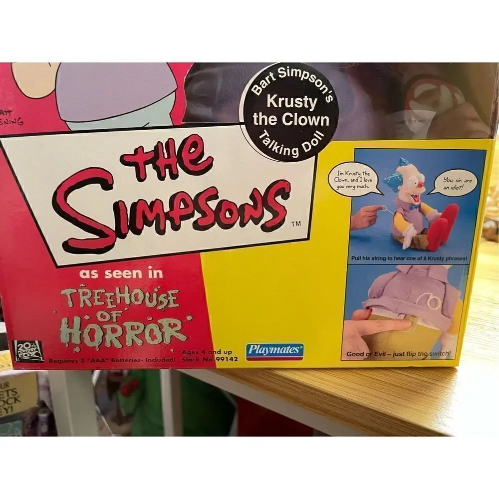 Playmates The Simpsons Treehouse of Horror Talking Krusty the Clown Talk…